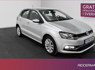 Volkswagen Polo1.2 TSI Bluetooth Välserv Låg-Årsskatt 2017, Halvkombi