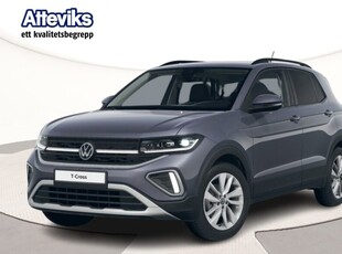 Volkswagen T-Cross Edition TSI 115hk DSG Kamera Keyless Metallic