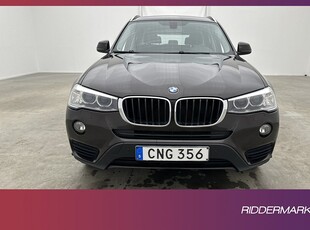 BMW X3 xDrive20d 190hk H/K Sensorer Välservad 0,52L/Mil