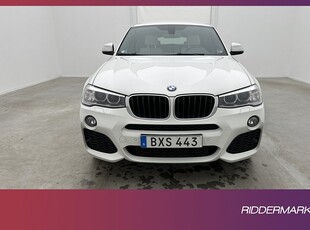 BMW X4 xDrive20d 190hk M Sport H/K Kamera Skinn Drag Välserv