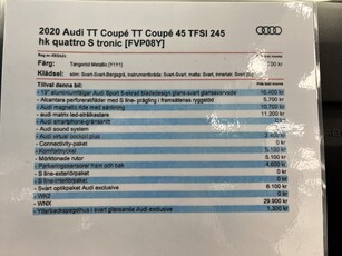 Audi TT Coupé 45 TFSI quattro