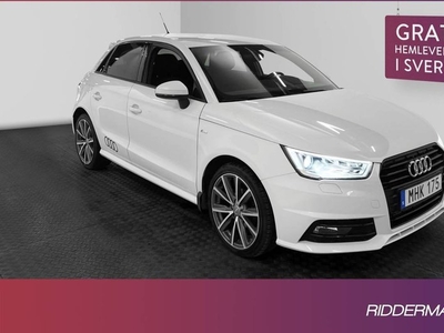 Audi A1Sportback TFSI S-line Proline Sensorer 2-Bruk 2017, Halvkombi