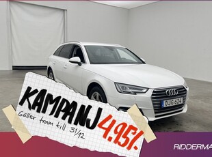 Audi A4Avant 2.0 TDI Proline Sensorer Dr 2017, Kombi