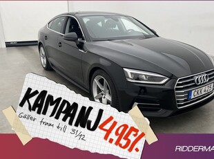 Audi A5Sportback TFSI Proline Sensorer 2018, Sportkupé