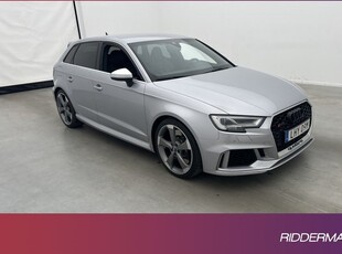 Audi RS3Sportback Q B&O Cockpit RS-avgas Svensksåld 2020, Halvkombi