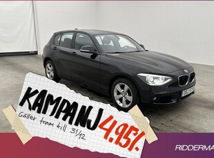 BMW 116i Motorvärmare Sensorer 2014, Halvkombi