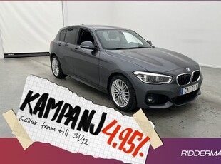 BMW 118i M Sport HiFi Sensorer Skinn Ratt 2019, Halvkombi