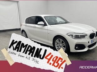 BMW 118i M Sport Sensorer Alcantara 2017, Halvkombi