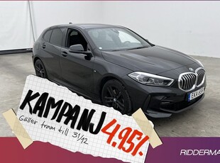 BMW 118i M Sport Sensorer Ambient Rattvärme 2020, Halvkombi