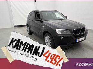 BMW X3xDrive20d Sensorer Farthålla 2012, SUV