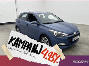 Hyundai i201.4 Premium Rattvärme Sensorer 2018, Halvkombi