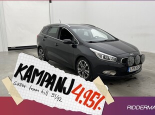 Kia Cee´d1.6 CRDi Pano Navi Sensor 2015, Halvkombi