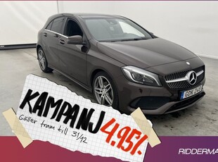 Mercedes A200Benz A 200 d 4M AMG D-Värmare Pano H K 2016, Halvkombi