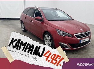 Peugeot 308SW 1.6 Allure Värmare Pano S 2015, Halvkombi