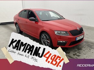 Skoda OctaviaRS 2.0 TSI Canton Sensorer 2015, Halvkombi