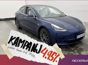 Tesla Model 3Standard Rang Plus Ljus-Inter 2020, Halvkombi