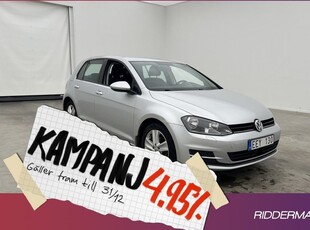 Volkswagen Golf1.6 TDI 4Motion P-Värmar 2014, Halvkombi