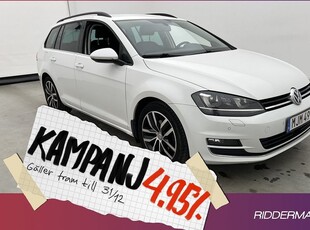 Volkswagen GolfTSI Plus Dynaudio Värmare 2014, Kombi