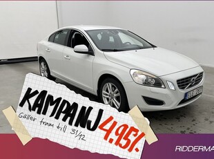 Volvo S60T4F Momentum Halvskinn Sensorer 2012, Sedan