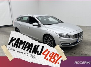 Volvo V60D4 AWD Summum VOC Värmare Skinn Sensor 2018, Kombi