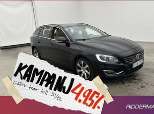 Volvo V60D6 Plug-in AWD Momentum VOC Värm Ski 2015, Kombi