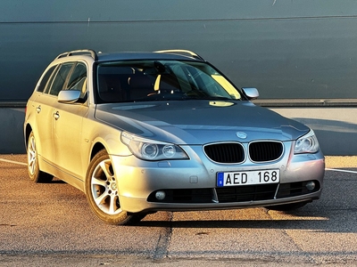 BMW 520 d Touring Besiktigad , Helskinn, Dragkrok, Få ägare mm