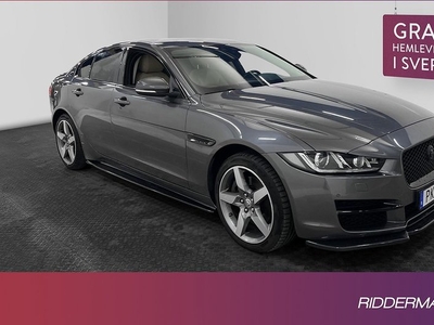 Jaguar XE20d AWD Kjolpaket Kamera Navi Skinn Välserv 2018, Sedan