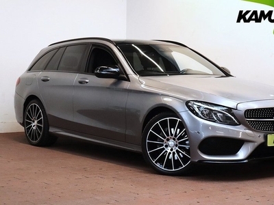 Mercedes C220Benz C 220 d 4M RÄNTA 5.99 AMG Night Burmester Pano Drag 2016, Kombi