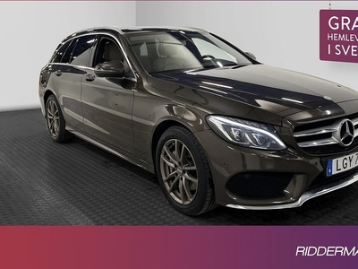 Mercedes C220Benz C 220 T d 4M AMG Burm Kamera Skinn Drag 2016, Kombi