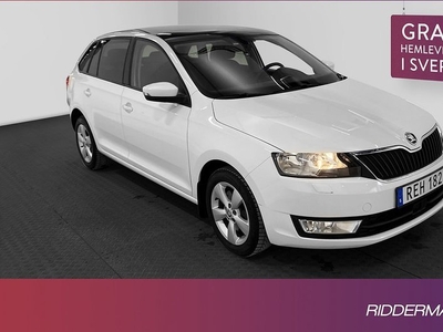 Skoda RapidSpaceback TSI Style Pano Välserv 0,49l mil 2017, Kombi