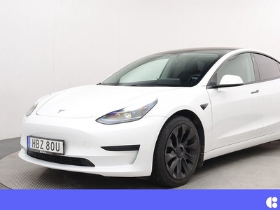 Tesla Model 3Standard Range Plus Refresh AP Pano V-Hjul 2021, Halvkombi