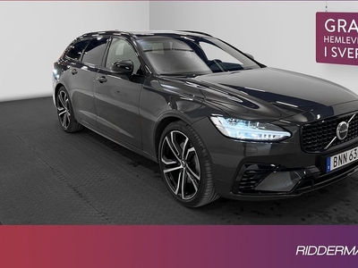 Volvo V90Recharge T8 AWD R-Design VOC Pano B&W Drag 2021, Kombi