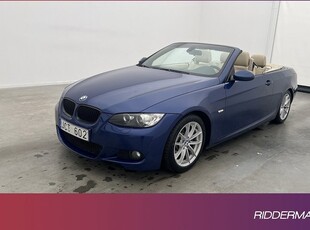 BMW 325i Cab M Sport Hardtop HiFi Sensorer Skinn Dragkrok 2009, Cab