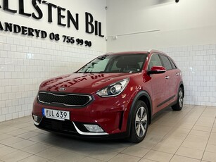 Kia Niro Hybrid DCT Advance Plus Skinn Lågmil Svensksåld