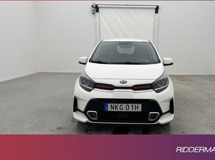 Kia PicantoT-GDI GT-Line Skinn Kamera Navi Rattvärme 2021, Halvkombi