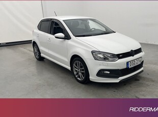 Volkswagen Polo1.2 TSI R-Line Sensorer Välservad 2017, Halvkombi