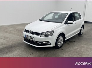 Volkswagen PoloTSI Bluetooth 0,47l mil Låg-Årsskatt 2015, Halvkombi