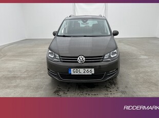 Volkswagen Sharan 4M Värm El-Dörrar 7-Sits Kamera Skinn Drag