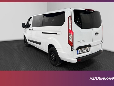 Ford Tourneo Custom L2 B-kamera 9-Sits Värmare Moms