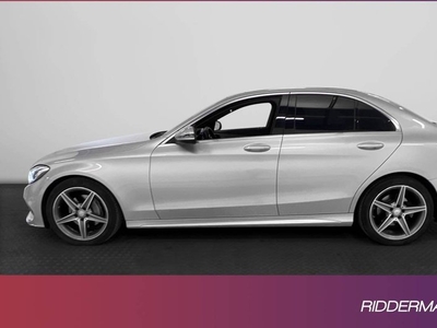 Mercedes C220Benz C 220 d AMG Pano Kamera Skinn Välserv 2018, Sedan