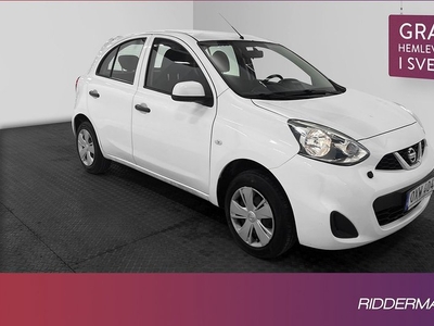 Nissan Micra5-dörrar 1.2 Värmare Låg Skatt 0.5l mil 2016, Halvkombi