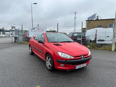 Peugeot 206 CC 1.6 Manuell, 109hk, 2002