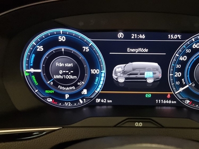 Volkswagen Passat GTE Plug-in Cockpit EasyOpen Nyservad 218hk