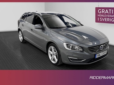 Volvo V60 D4 AWD 190hk Summum Classic VOC Värmare Navi