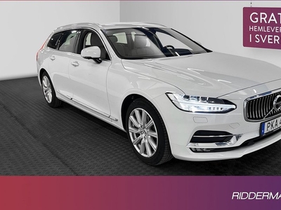 Volvo V90D4 Inscription VOC Värmare 360° Navi Välserv 2018, Kombi