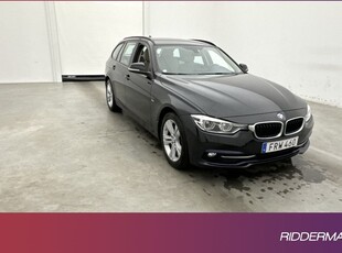 BMW 318d Touring Sport line HiFi PDC Rattvärme Drag Skinn 2016, Kombi