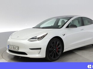 Tesla Model 3Performance AWD Autopilot Pano V-Hjul 2020, Halvkombi