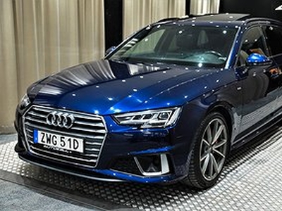 Audi A4 40 TDI|Quattro|S-Line|190hk|Cockpit|B&O|Panorama|19