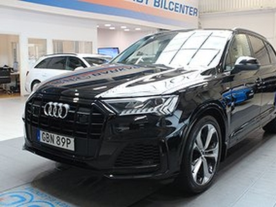 Audi Q7 50 TDI Q S-Line + SvartOptik /HD-Matrix/Bose/Webasto