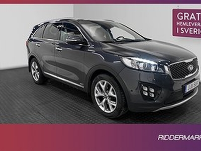 Kia Sorento 2.2 AWD 200hk 7-Sits Pano 360° Infinity Skinn